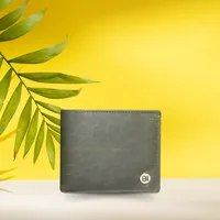 James Men’s Leather Wallet Olive Green - BIMW144