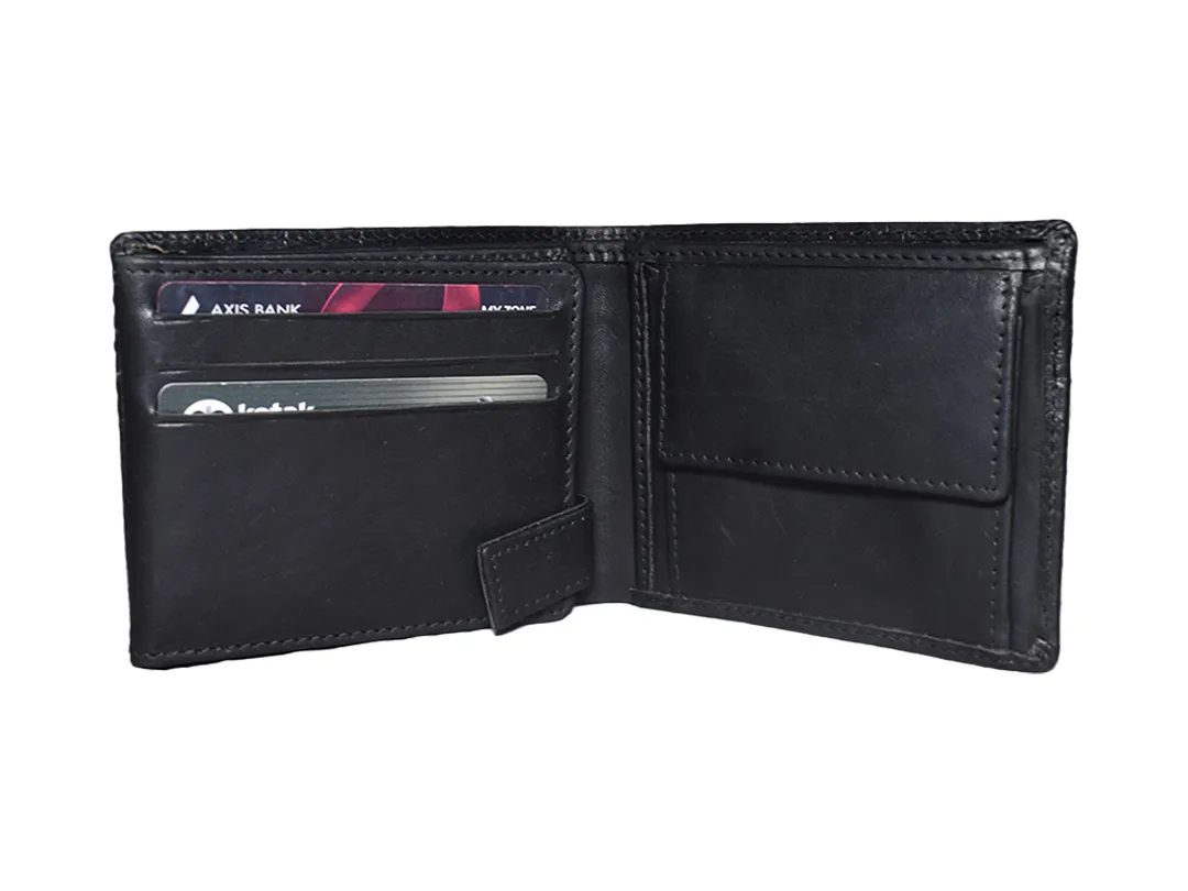 Thomas Men’s leather wallet Black - BIMW145