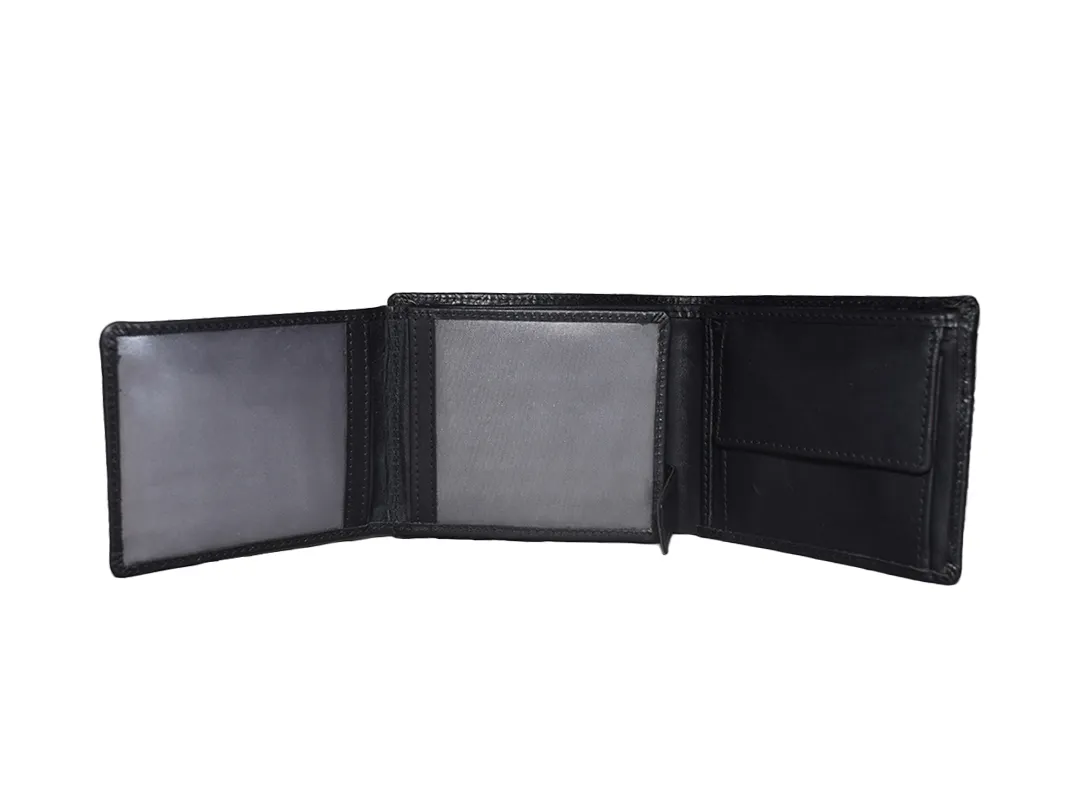 Thomas Men’s leather wallet Black - BIMW145