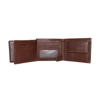 Lawrence Men’s leather wallet Brown - BIMW146