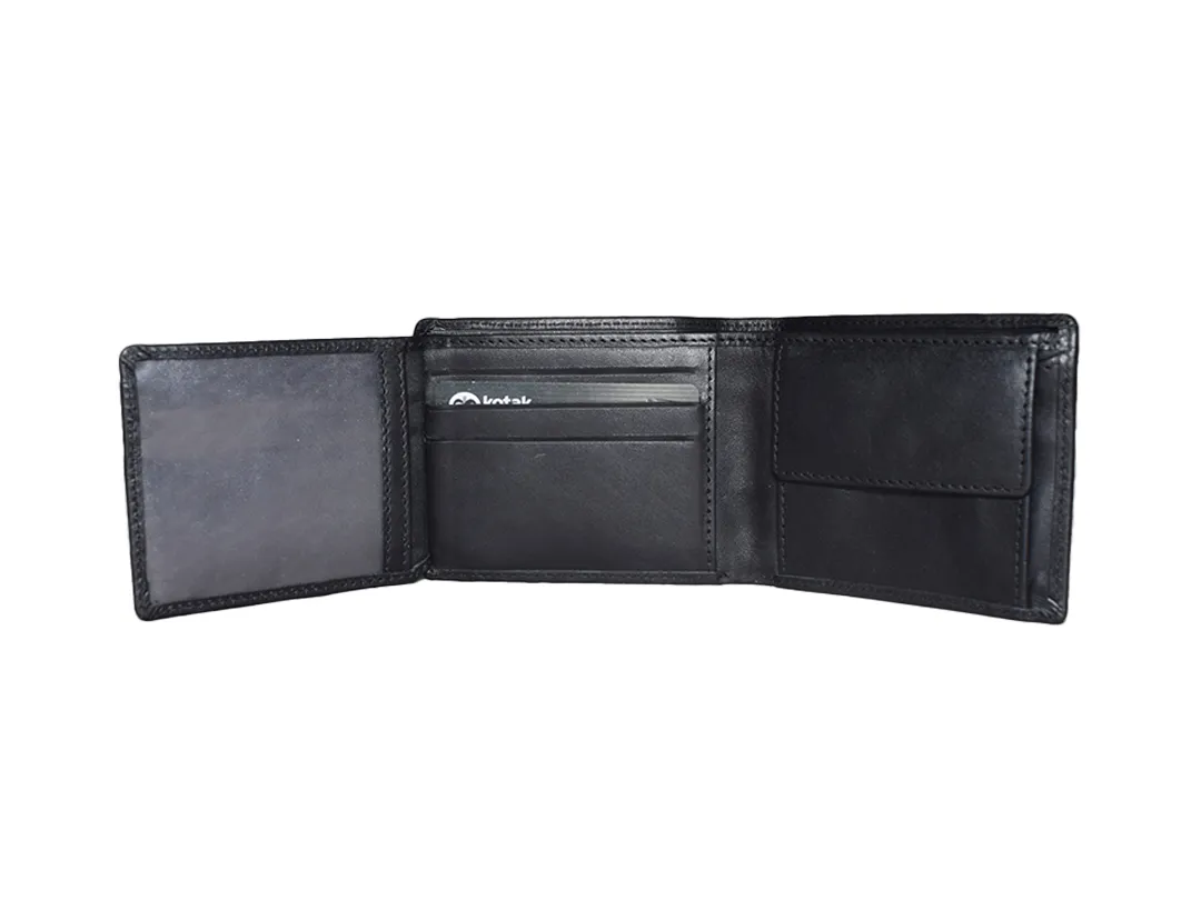 Rueben Men’s Leather Wallet Black - BIMW148