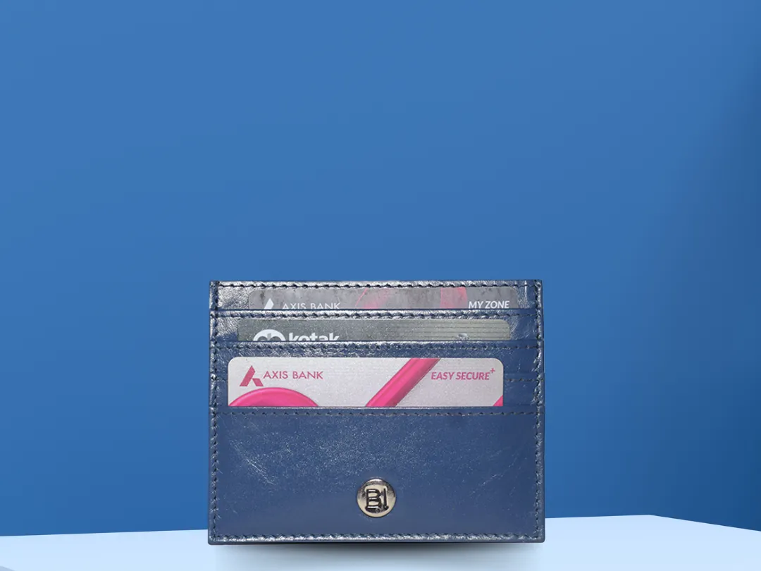 Ralph Card Cases Navy Blue - BICC151
