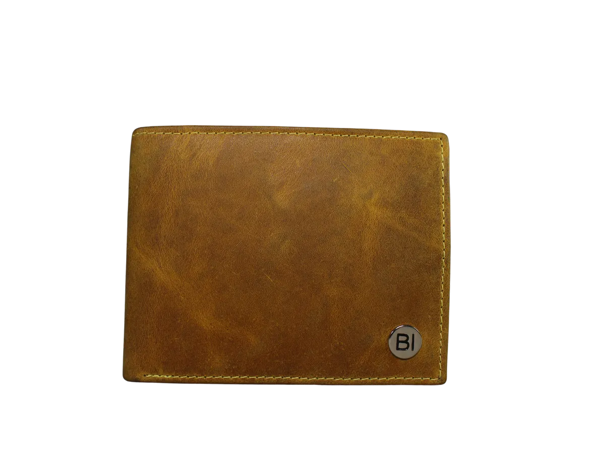 Diego Mens Leather Bags Tan - BIMB3016