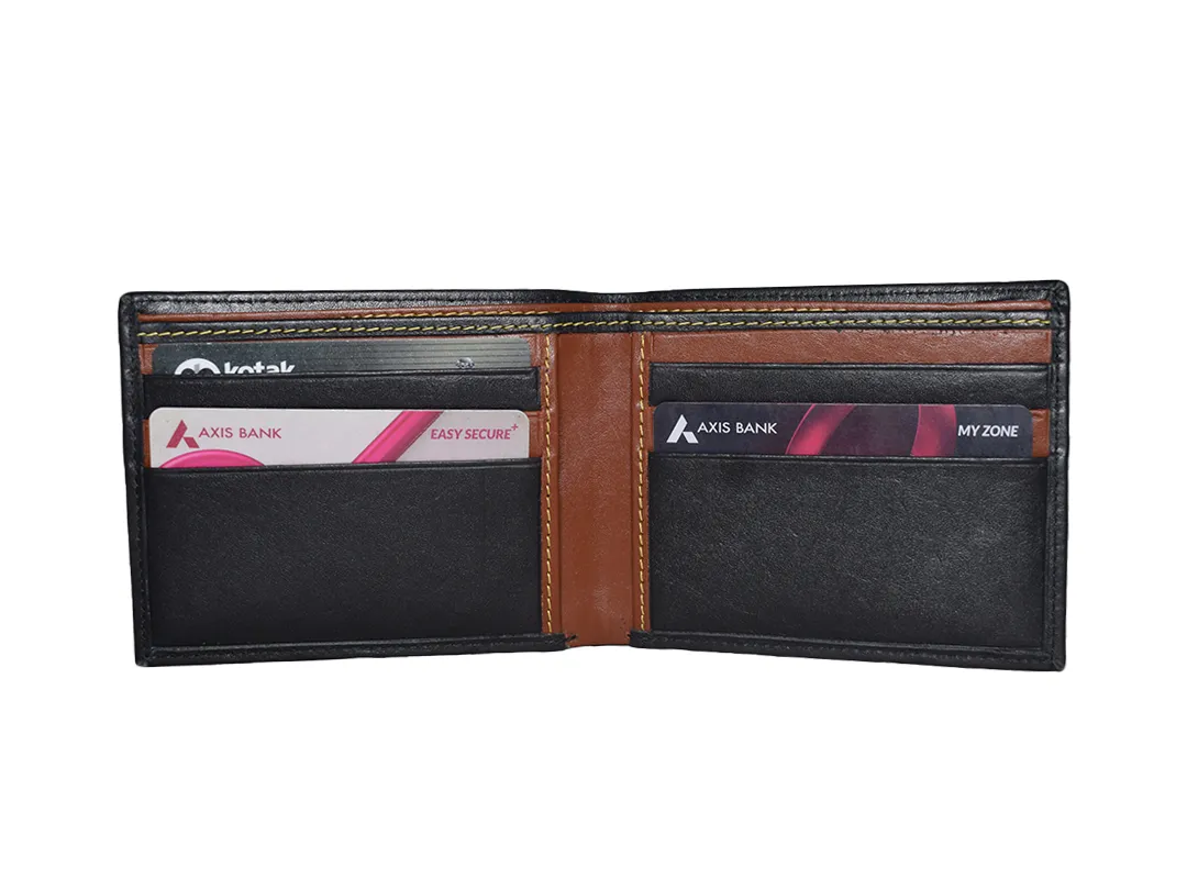 Logan Men’s leather wallet Black - BIMW158