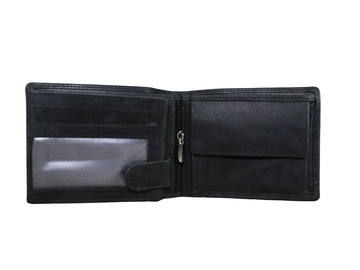 Arlo Mens Leather Bags Black - BIMB3017
