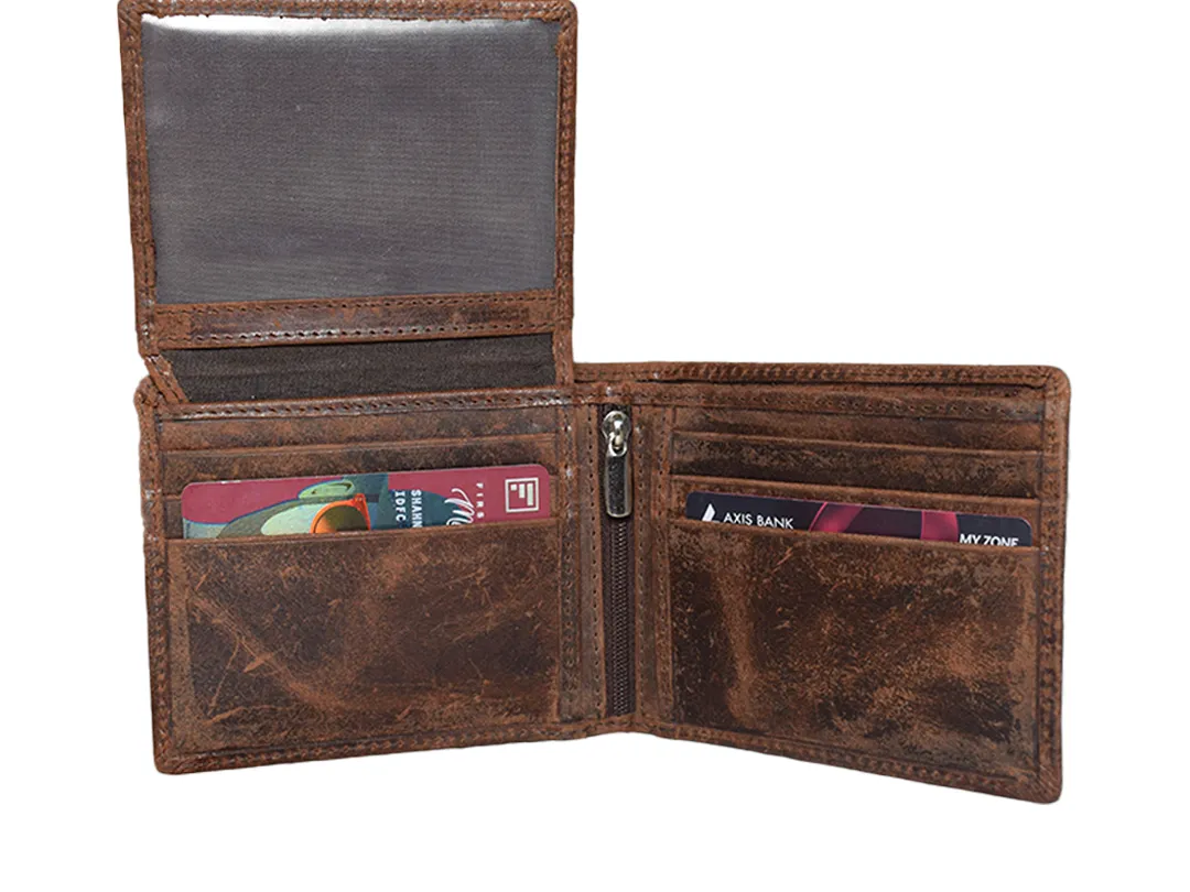 Harrison Men’s Leather Wallet Brown - BIMW159