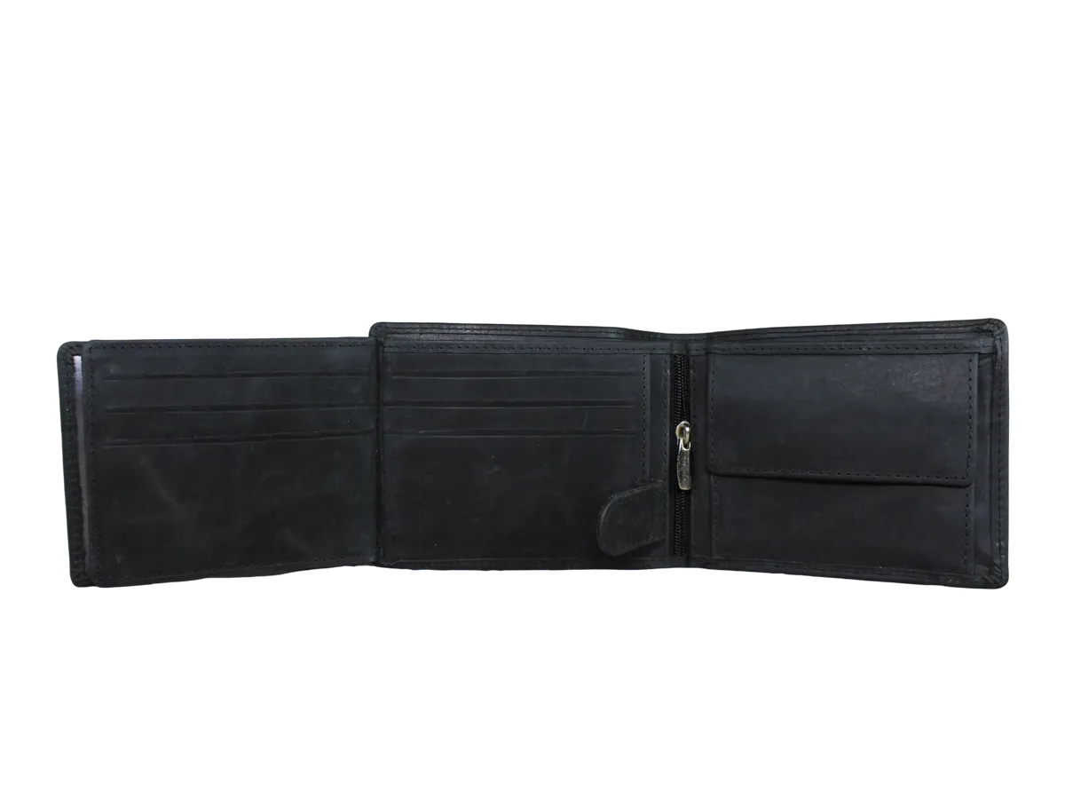 Arlo Mens Leather Bags Black - BIMB3017