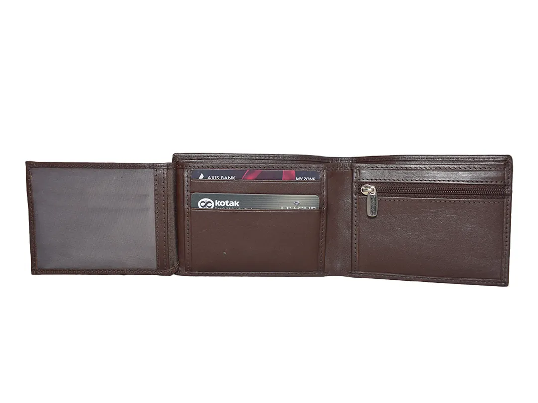 Noah Men’s Leather Wallet Dark Brown - BIMW106