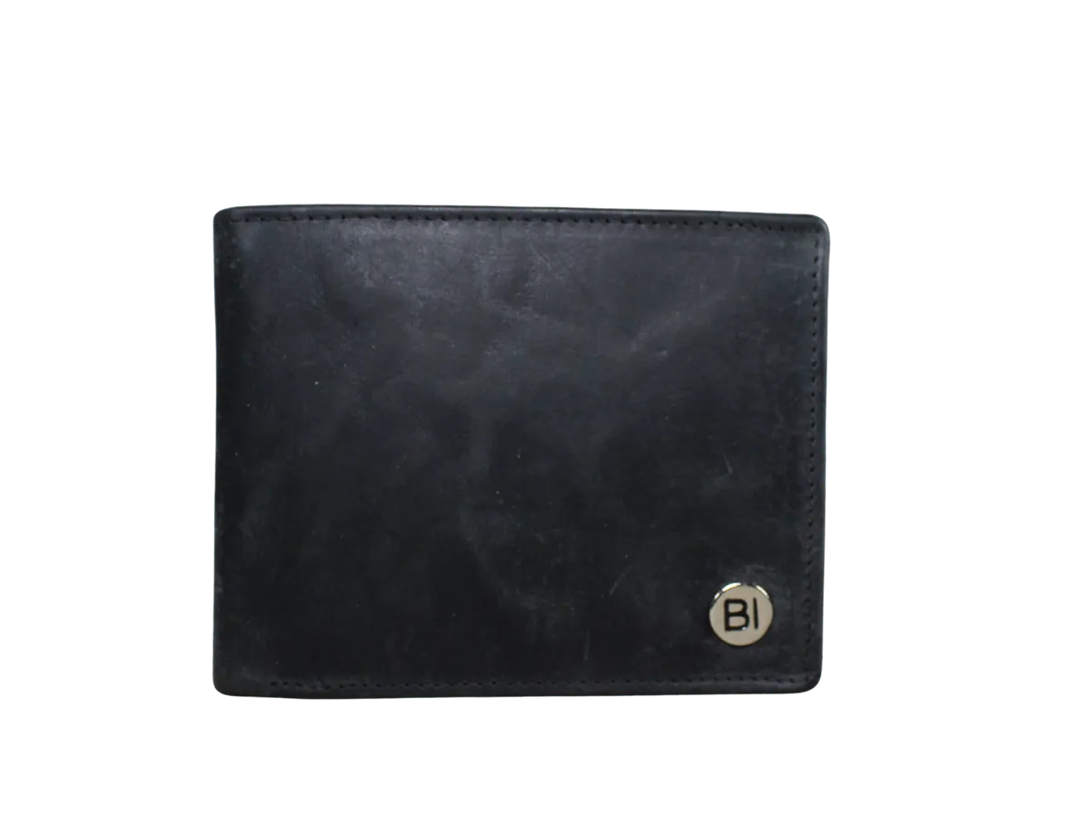Arlo Mens Leather Bags Black - BIMB3017