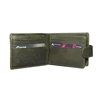 Joshua Men’s Leather Wallet Olive Green - BIMW165
