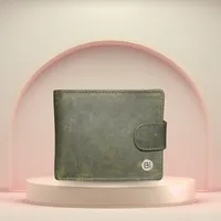 Joshua Men’s Leather Wallet Olive Green - BIMW165