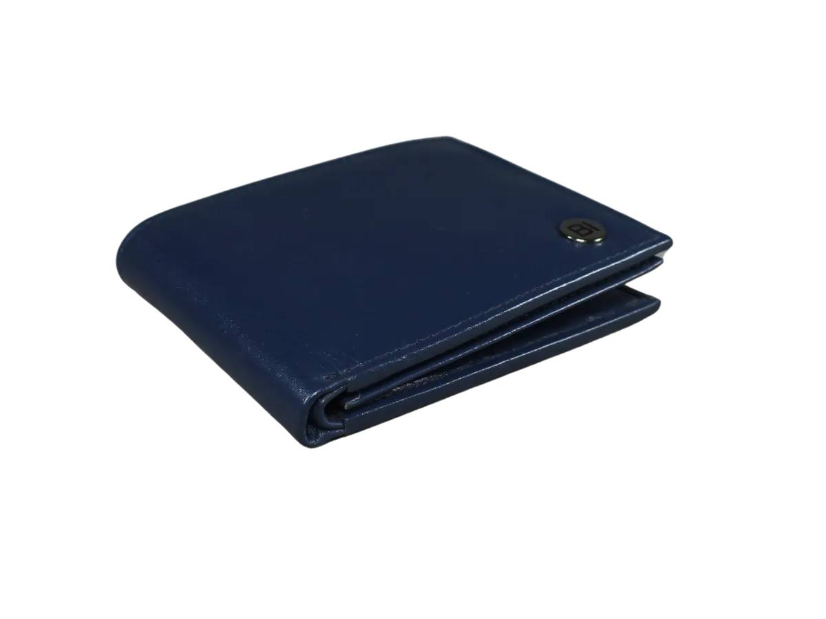 Bryson Mens Leather Wallets Blue - BIMB3018