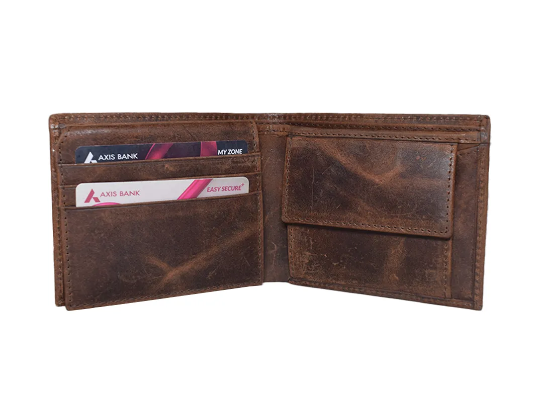 Hadson Men’s Leather Wallet Brown - BIMW170