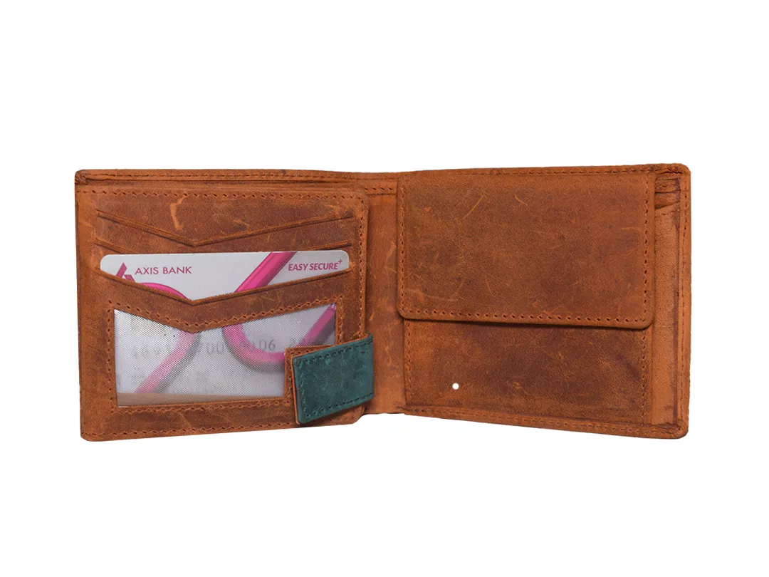 Liam Men’s Leather Wallet Tan - BIMW172