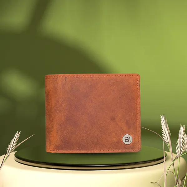 Liam Men’s Leather Wallet Tan - BIMW172