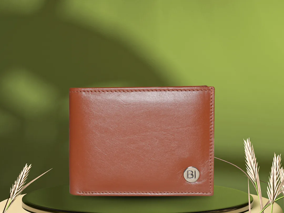 Felix Men’s Leather Wallet Cognac - BIMW178
