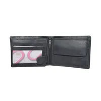 Broady Men’s Leather Wallet Black - BIMW179