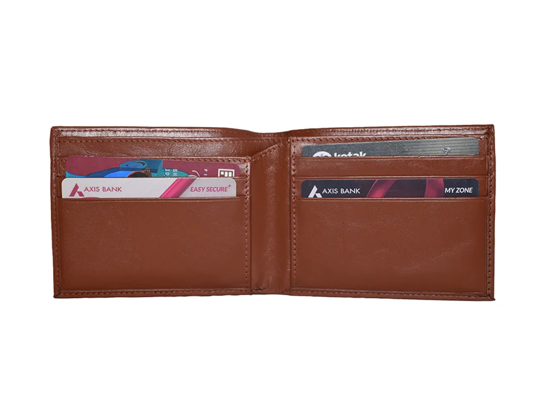 Theo Men’s Leather Wallet Reddish Brown - BIMW108