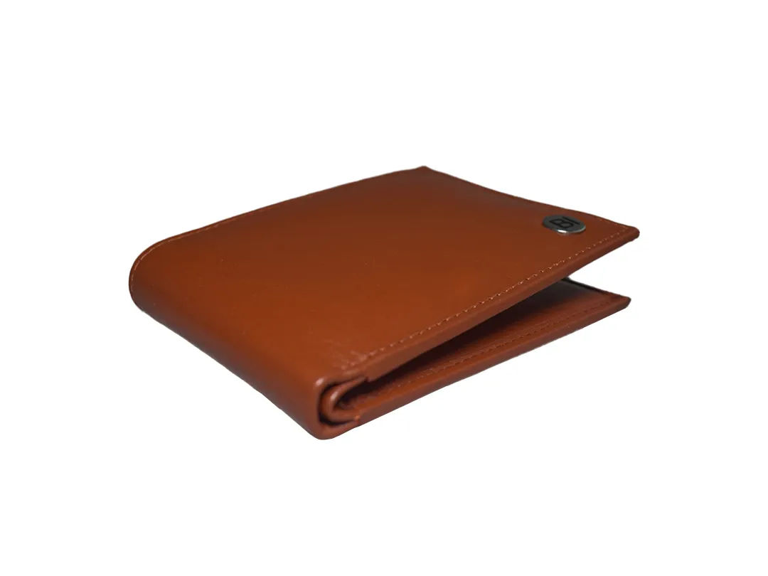 Theo Men’s Leather Wallet Reddish Brown - BIMW108