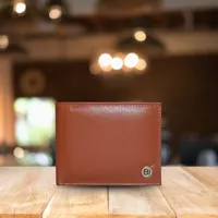 Theo Men’s Leather Wallet Reddish Brown - BIMW108