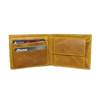Zachary Men’s Leather Wallet Tan - BIMW180