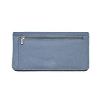 Isabelle Women's Leather Wallet Light Blue - BIWW184