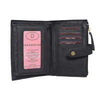 Aurora Women's Leather Wallet Black - BIWW186