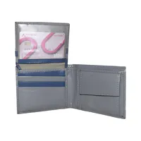 Bonnie Mens Leather Wallet Grey - BIMW102