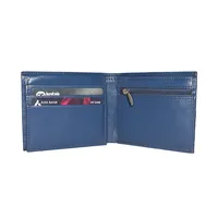 Rose Mens Leather Wallet Navy Blue - BIMW122