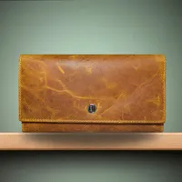 Mable Womens Leather  Wallet Tan - BIWW195