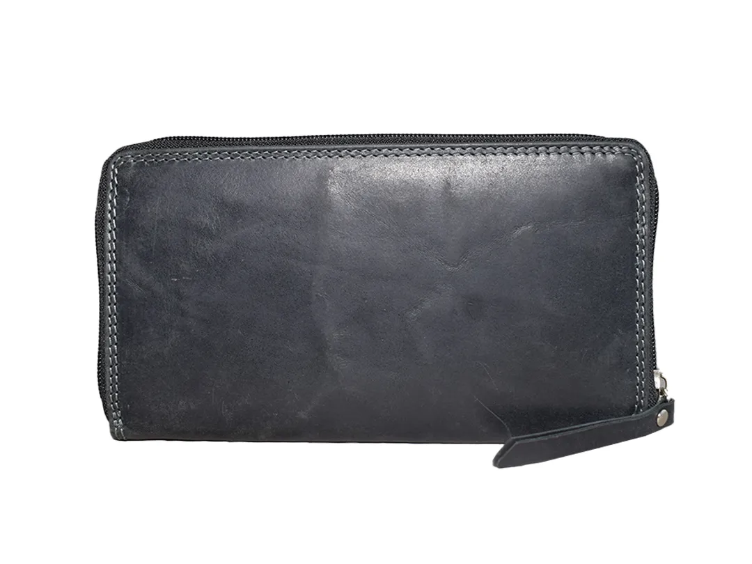 Sara Women’s Leather Wallet Black - BIWW201