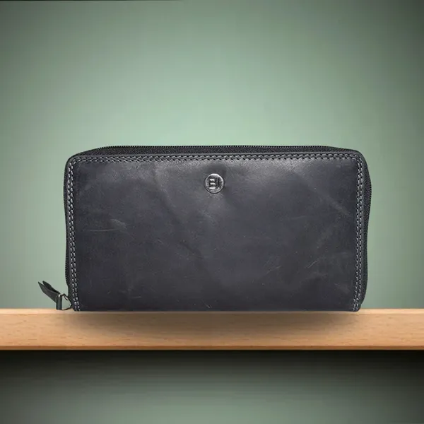 Sara Women’s Leather Wallet Black - BIWW201