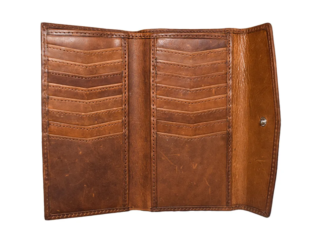Arabella Women's Leather Wallet Brown - BIWW197