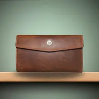 Arabella Women's Leather Wallet Brown - BIWW197